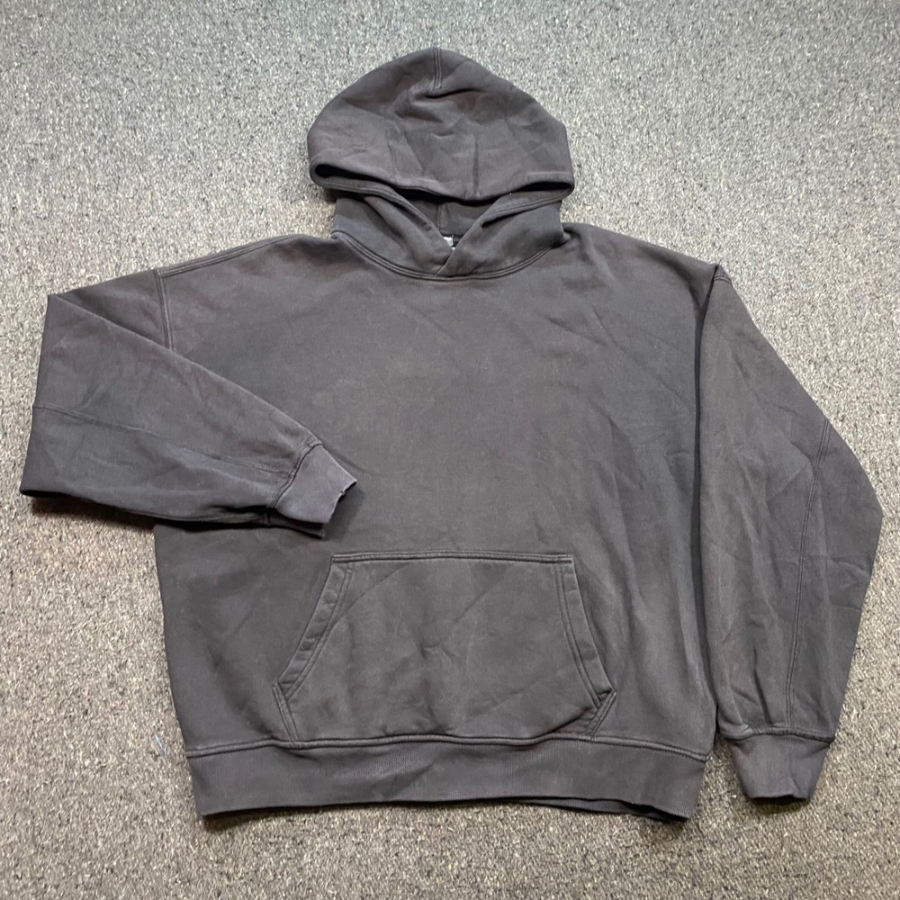 Abercrombie Fitch Hoodie Sz M Mens Black Oversized Soft Essentials Streetwear
